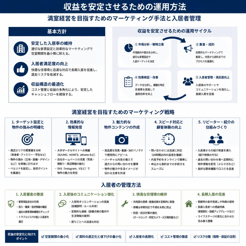 収益を最大限に引き出す運用方法とは？