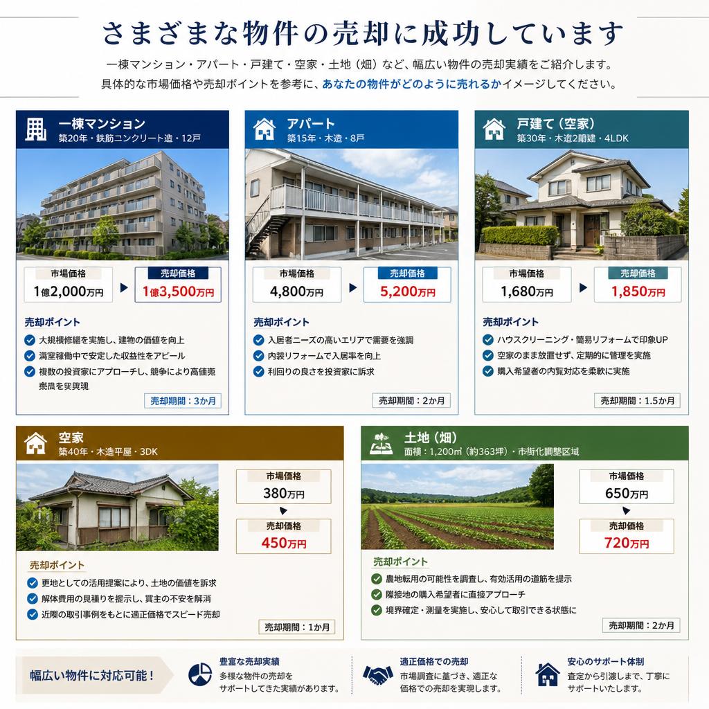 物件別！売却事例