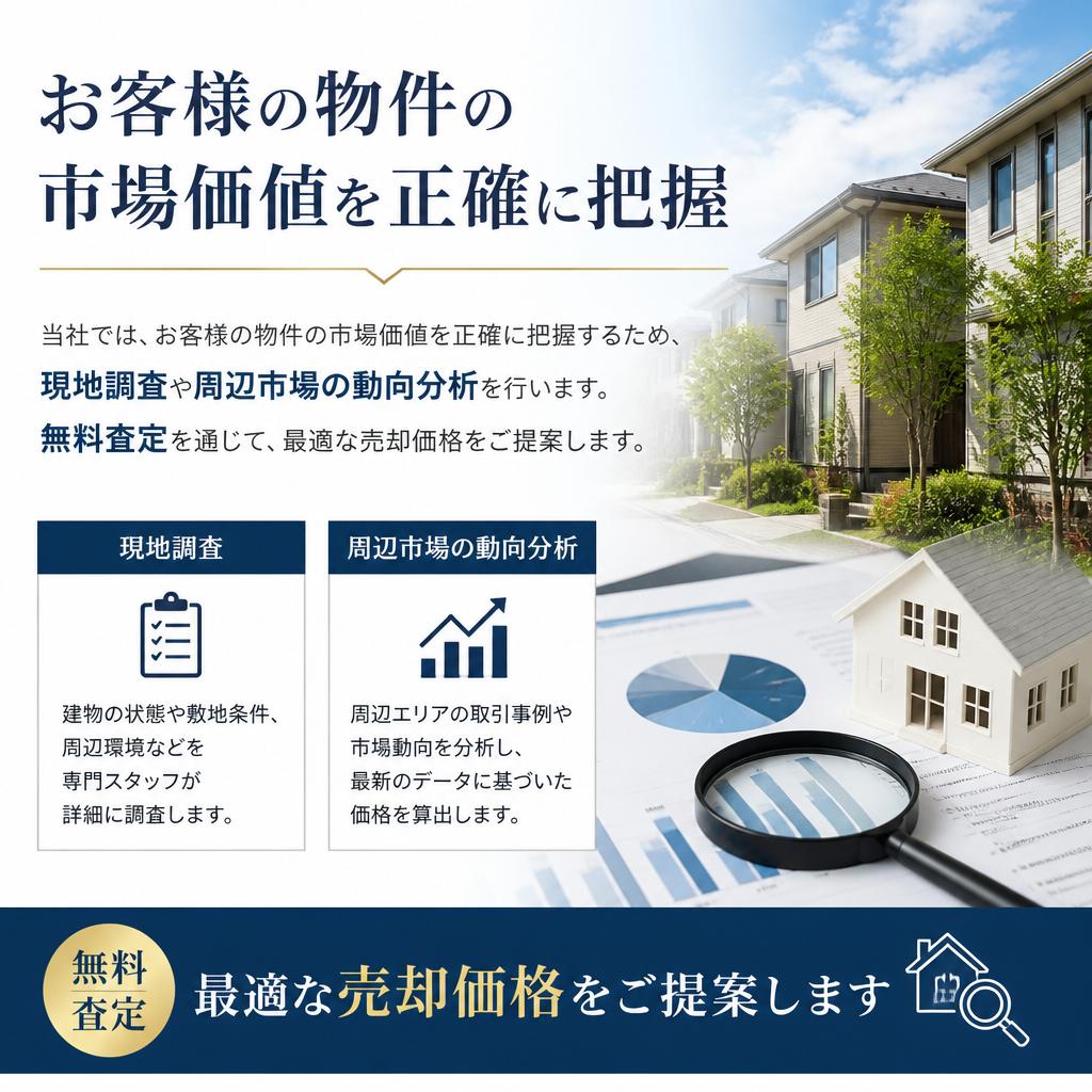 無料査定のプロセス