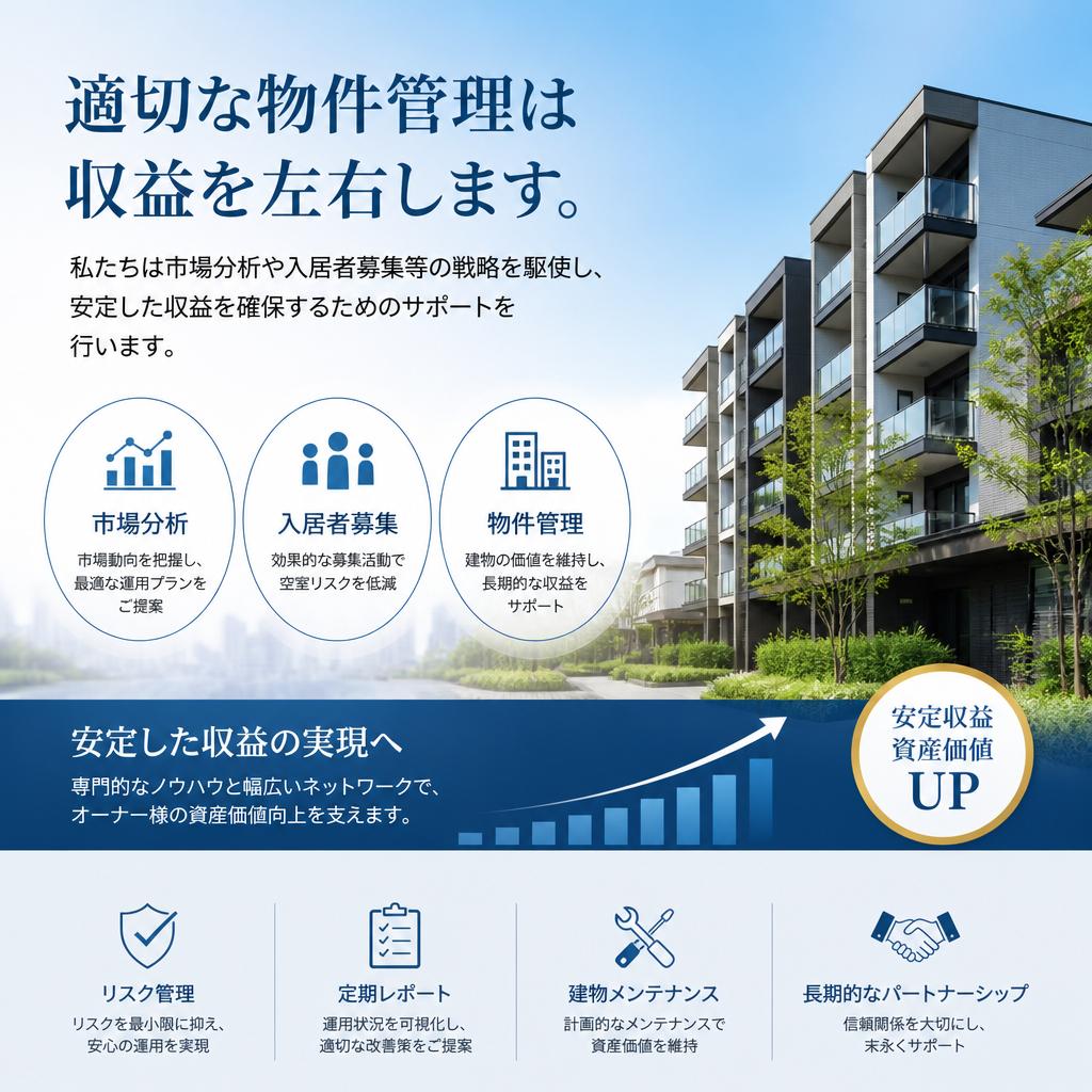 収益の最大化を目指す