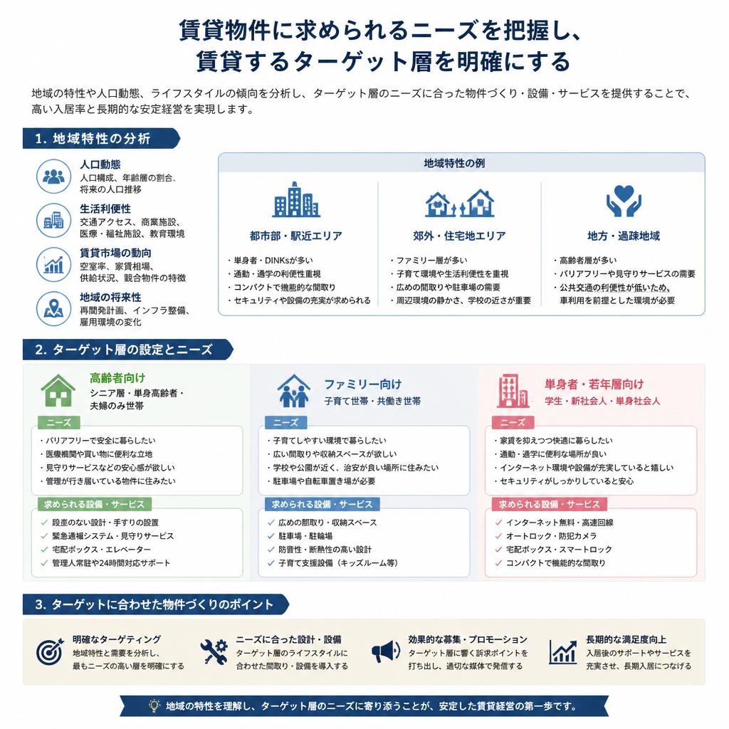 ステップ2：適切なターゲット層を設定