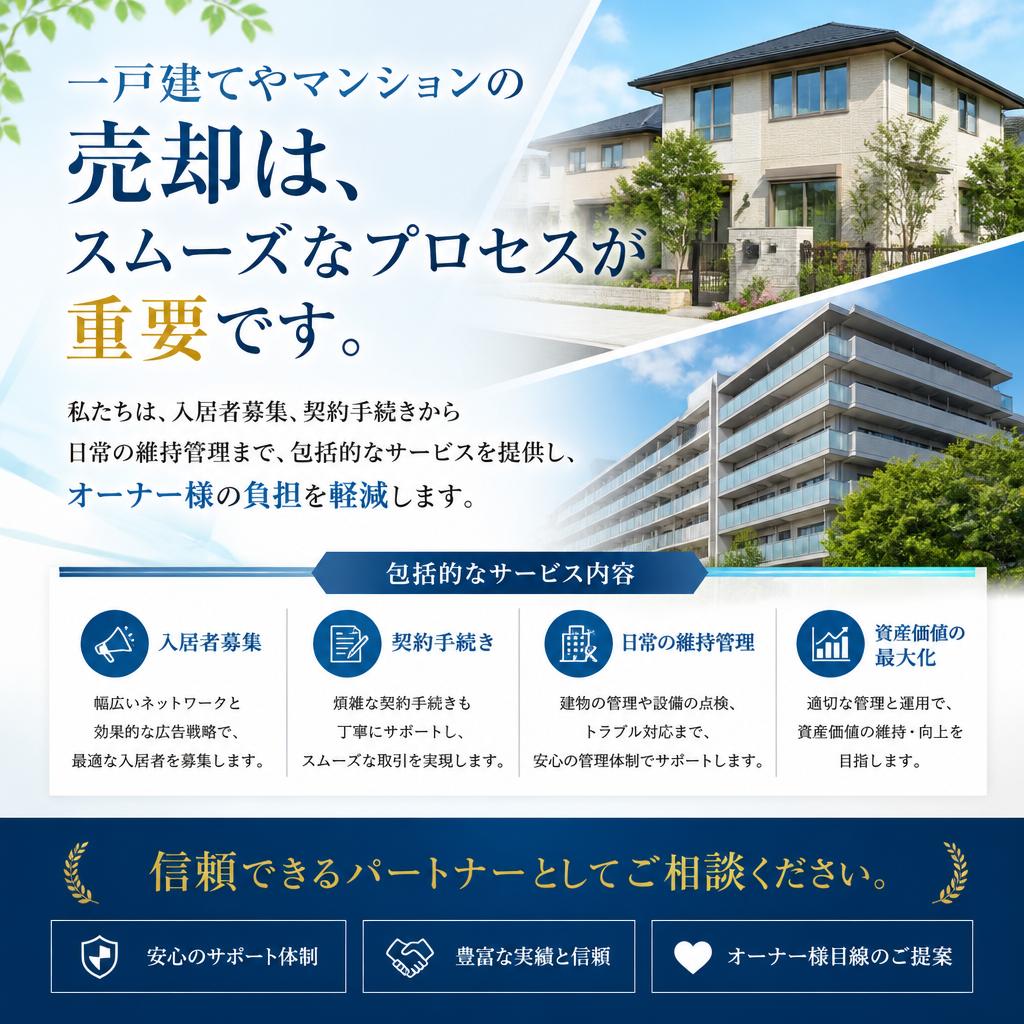 スムーズな売却プロセス
