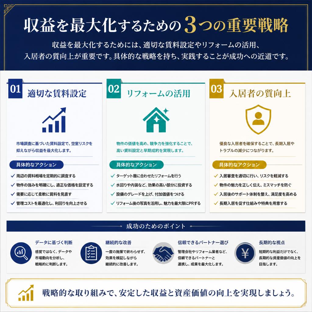 収益最大化のテクニック