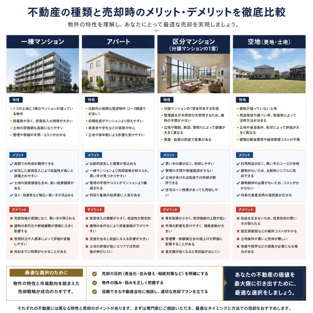 不動産の種類とその特性
