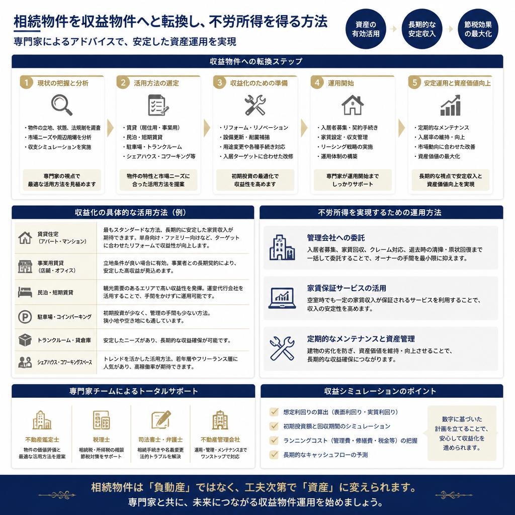 収益化へ向けた運用・活用方法の提案