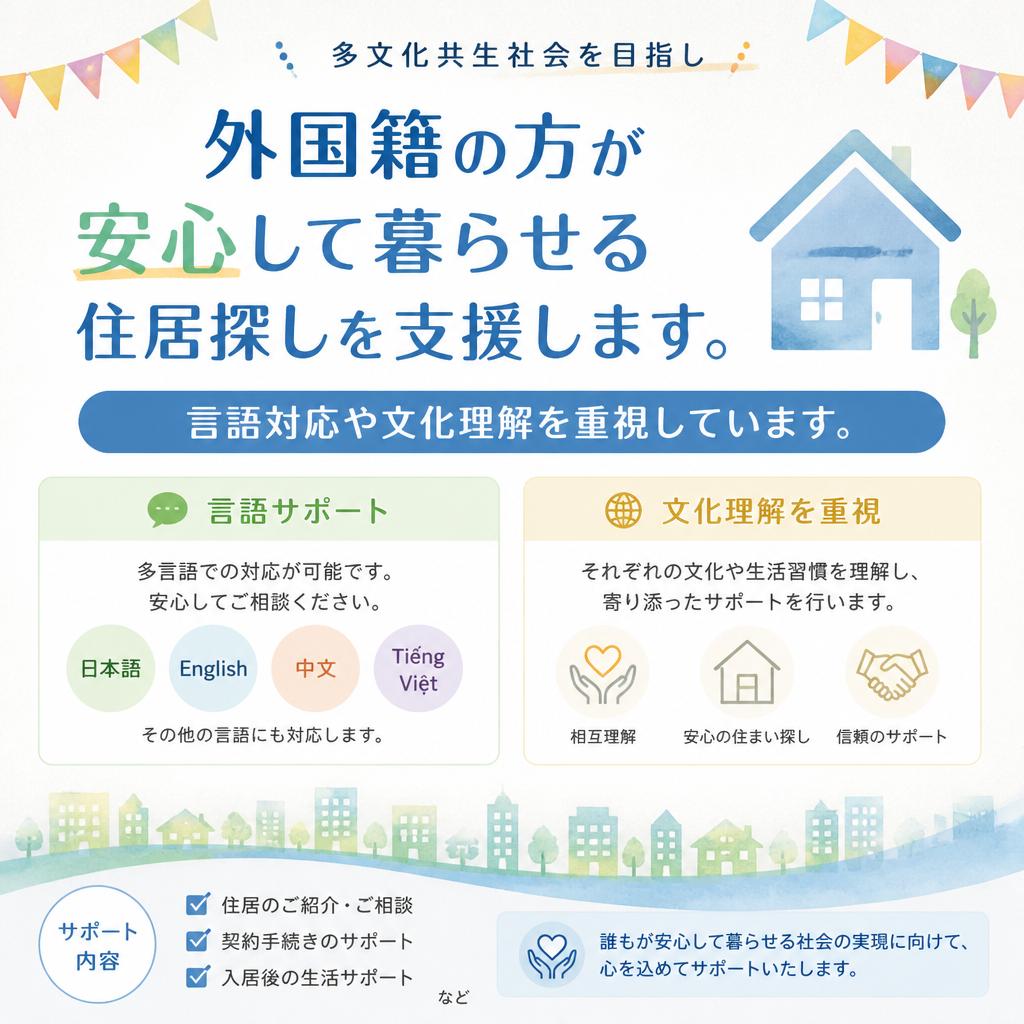 外国籍の方への配慮とサポート