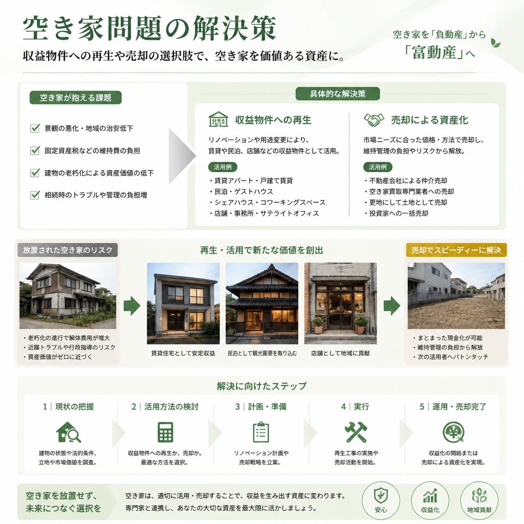 空き家・空室の活用法