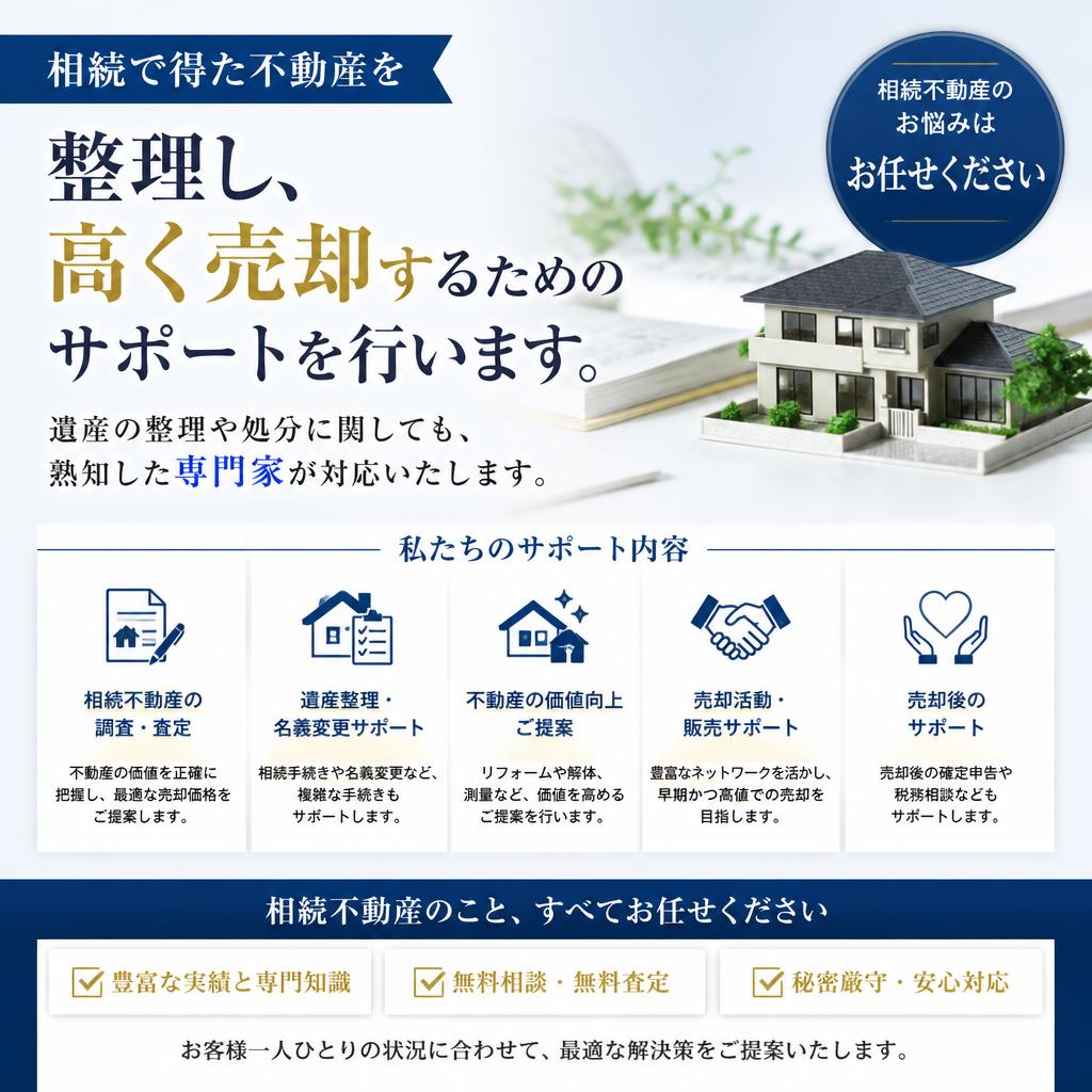 相続物件の整理と売却