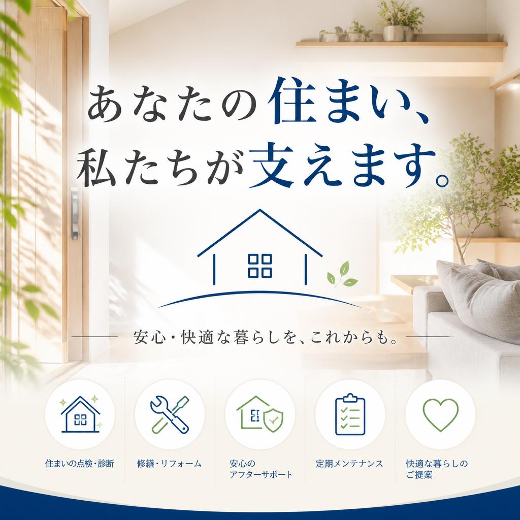 あなたの住まい、私たちが支えます。