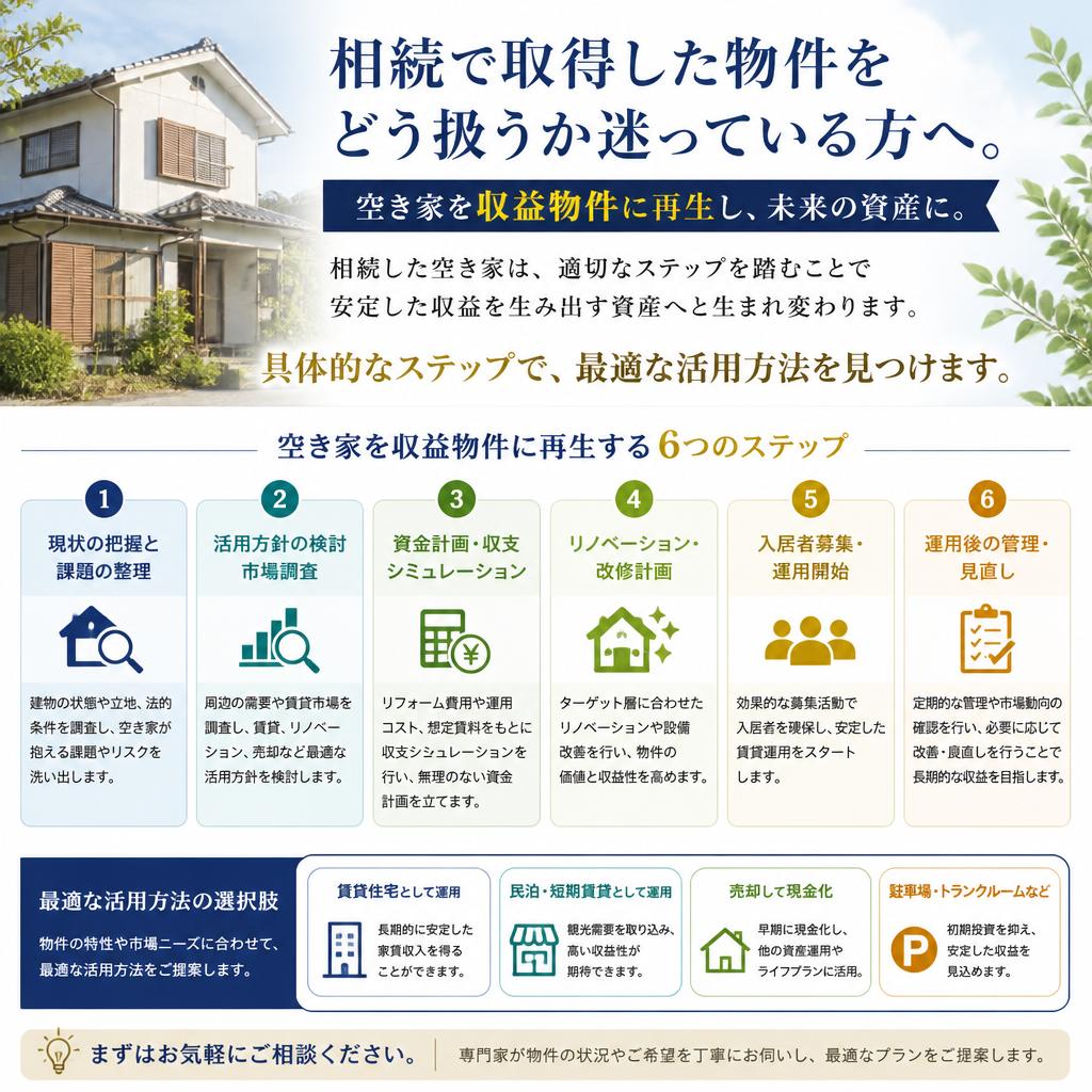 相続物件の有効活用法