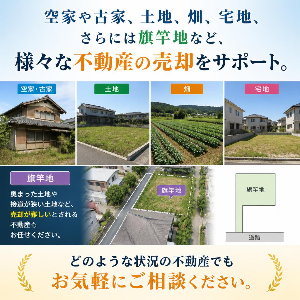 多様な不動産に対応