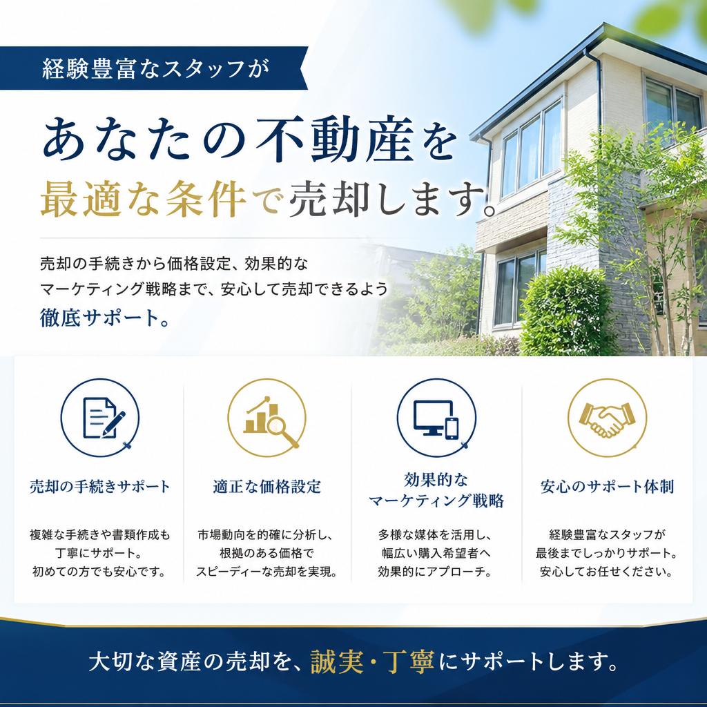 安心の売却サポート