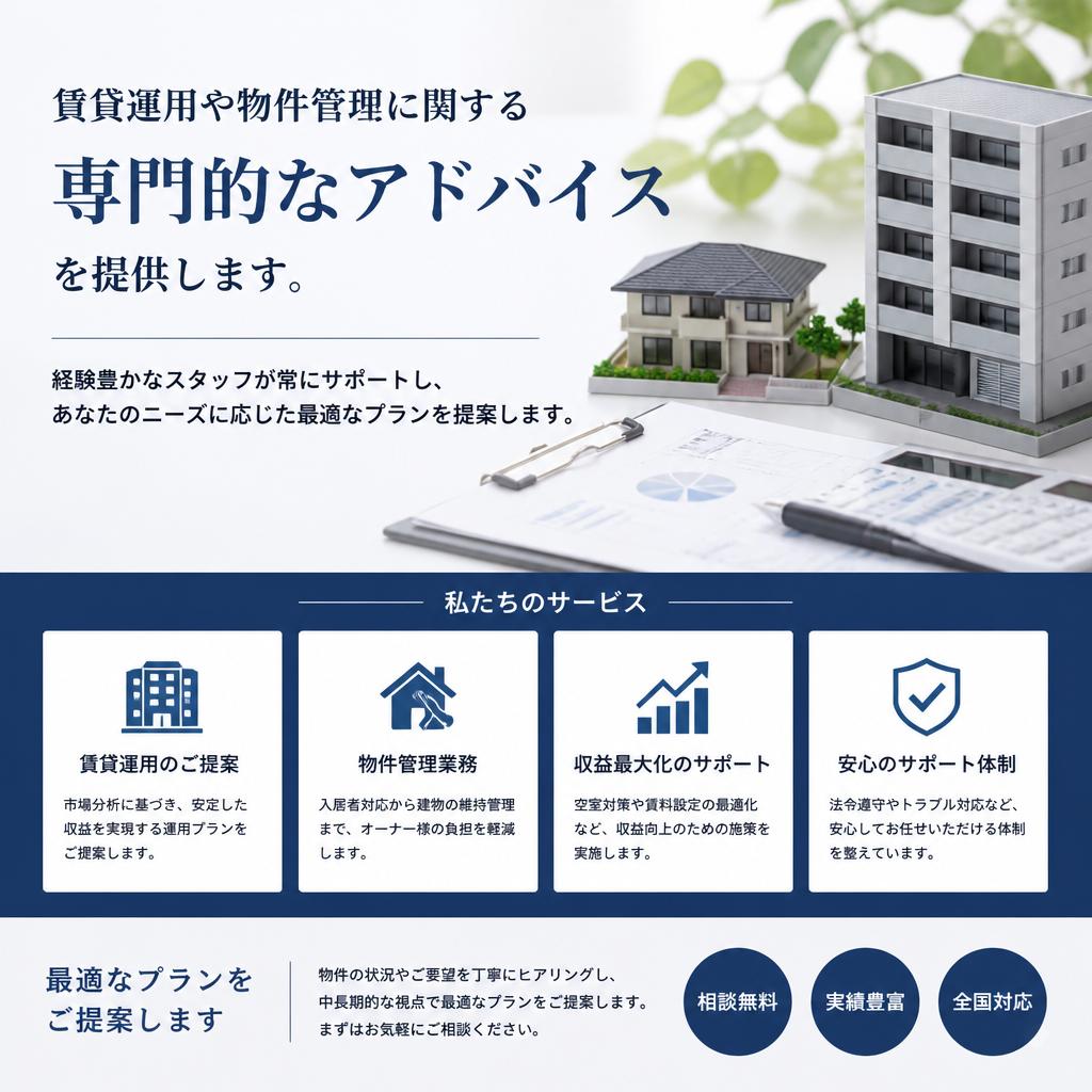 オーナー様に寄り添ったサポート体制