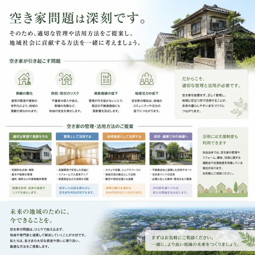 空き家活用、地域貢献への道