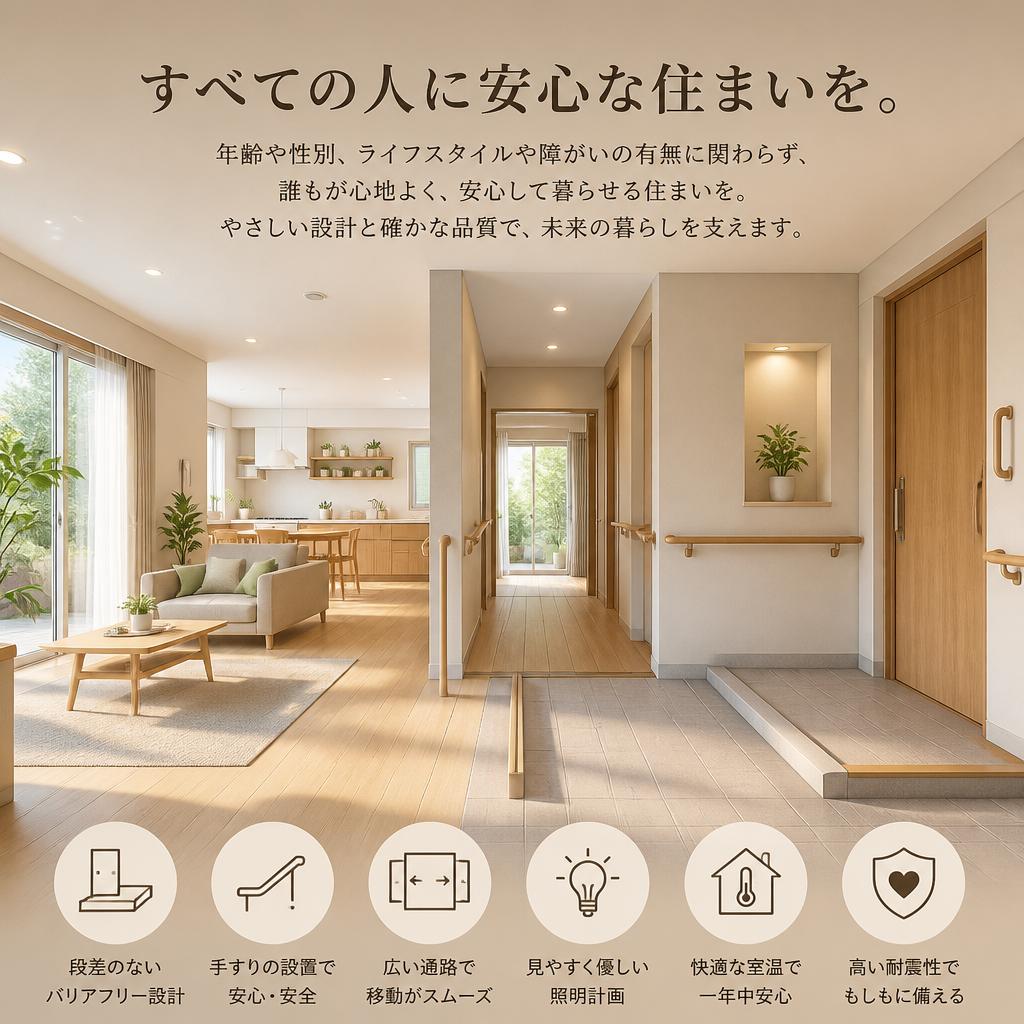 すべての人に安心な住まいを。