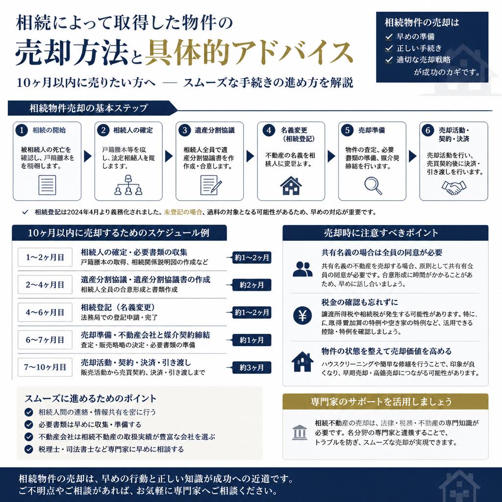 相続物件の売却をスムーズに