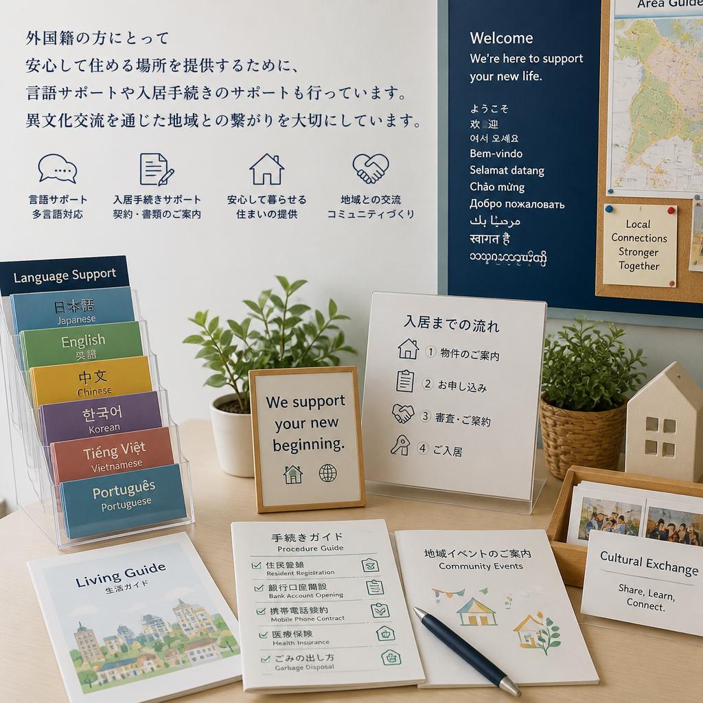 外国籍の方へのサポート体制