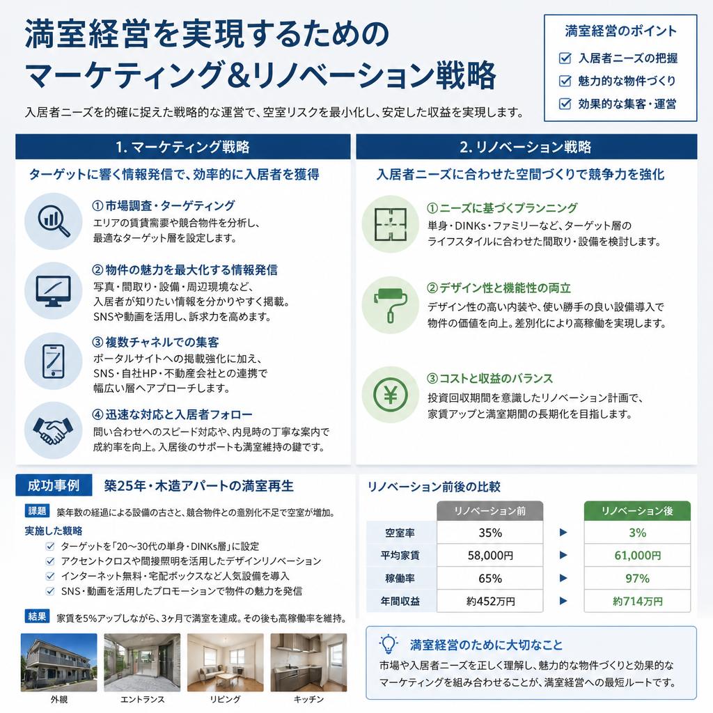 3. 満室経営を実現するための方法