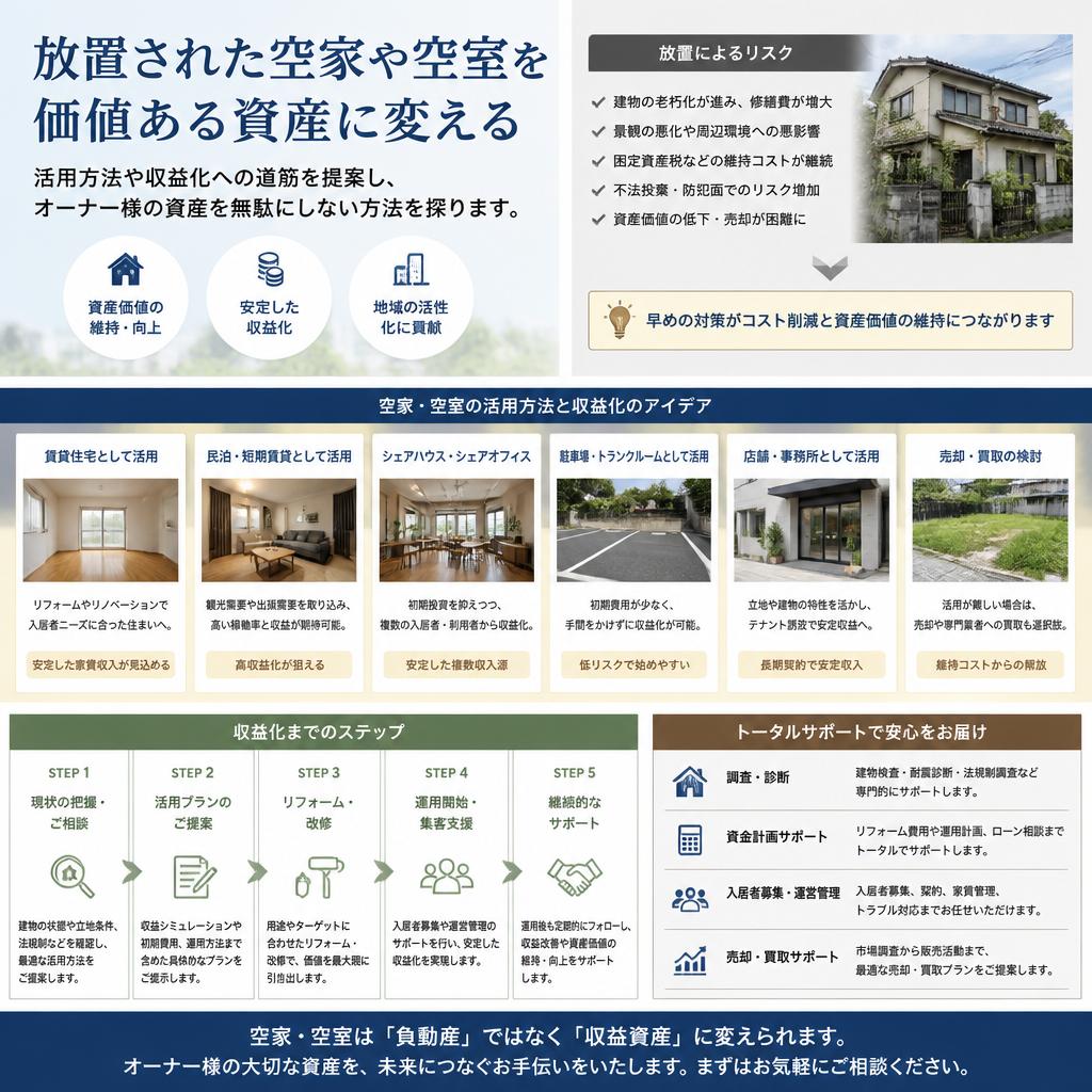 4. 空家・空室の有効活用法