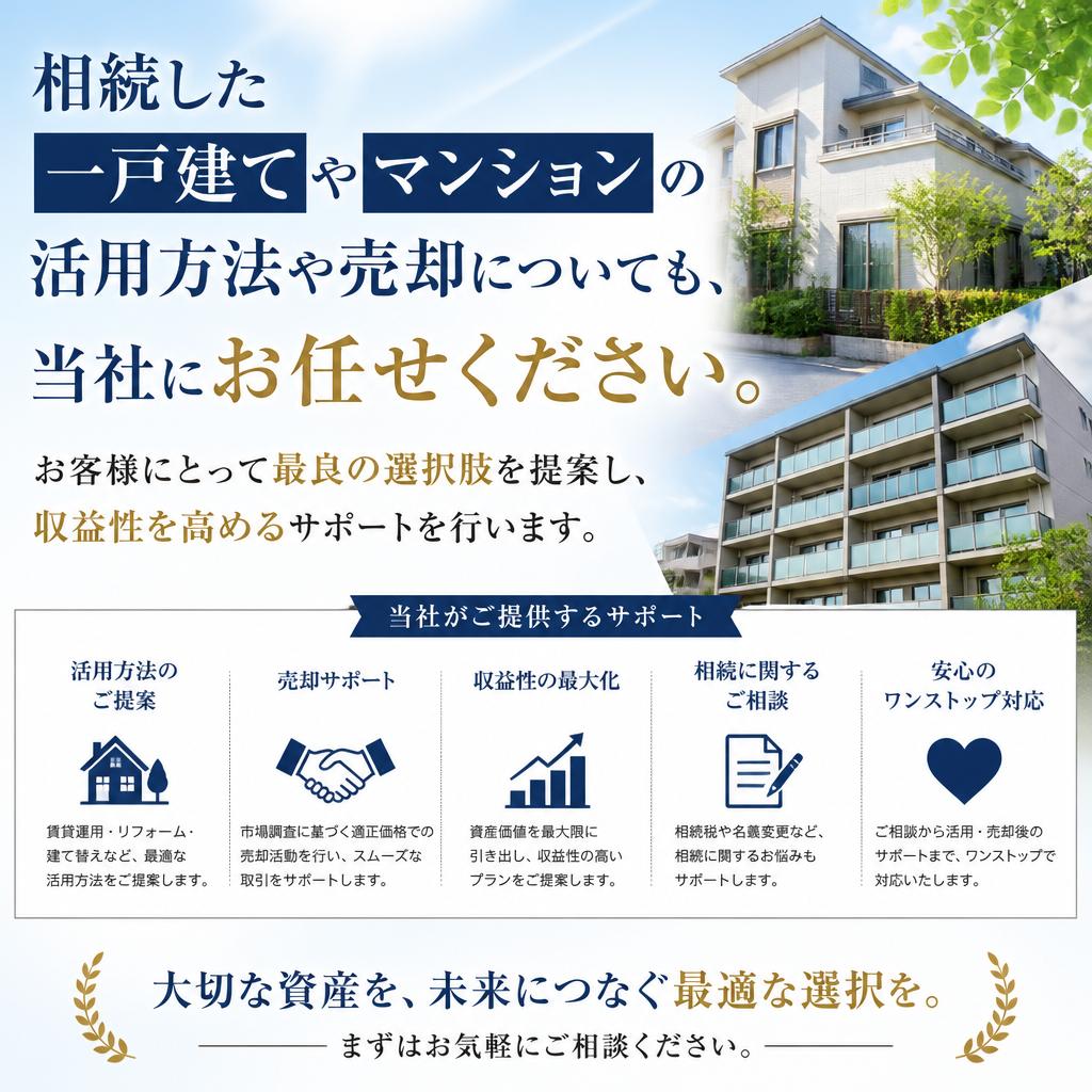 相続物件を有効活用するために