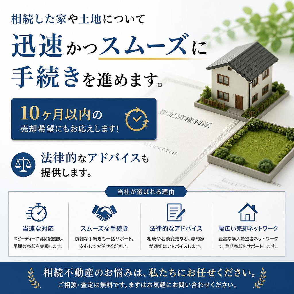 相続物件の売却手続き
