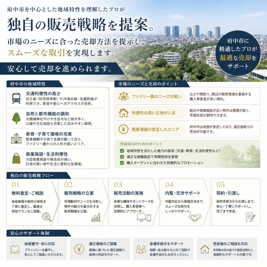 豊富な経験と地域特性を活かした販売戦略