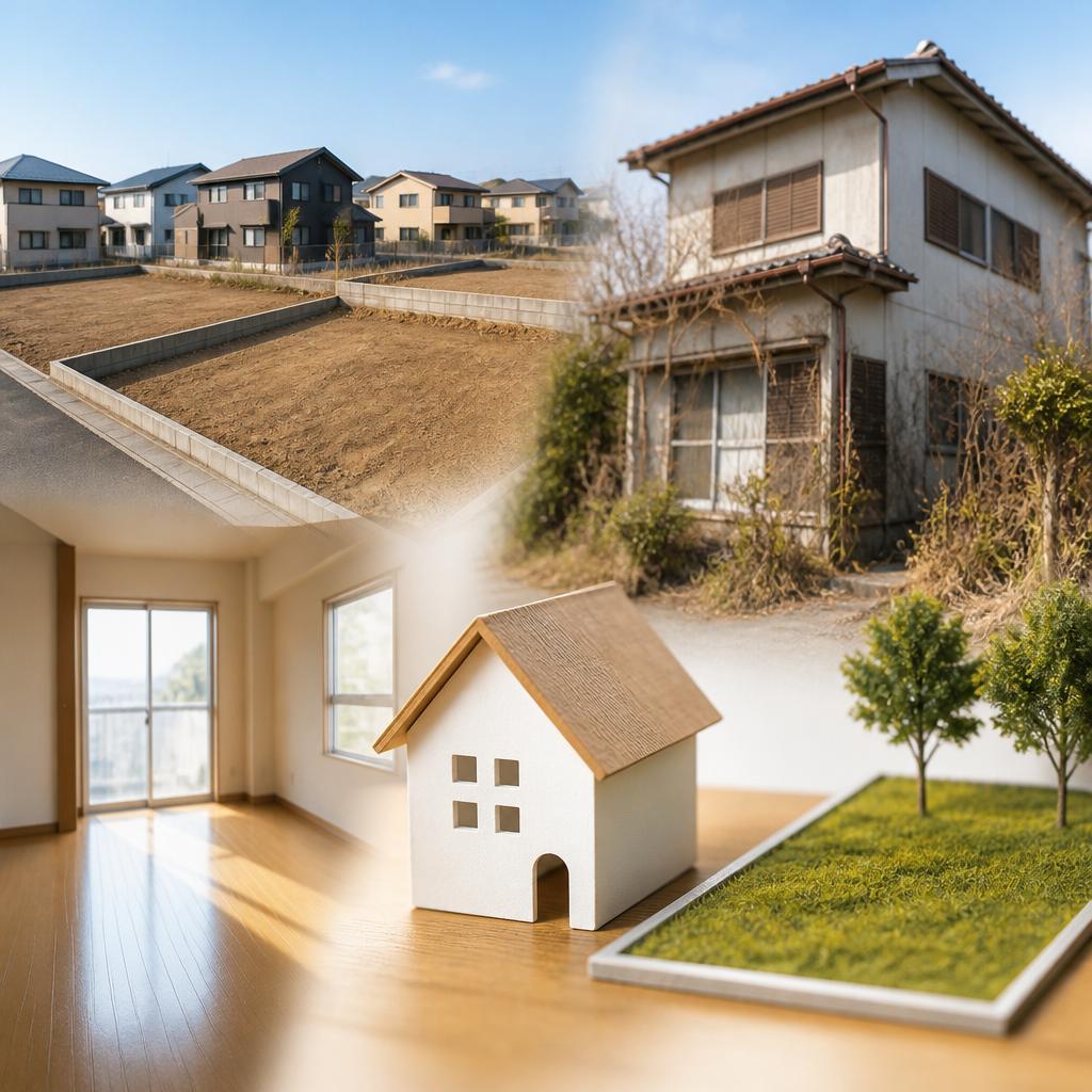 相続した土地や建物、空室や空家の売却をお手伝いします。